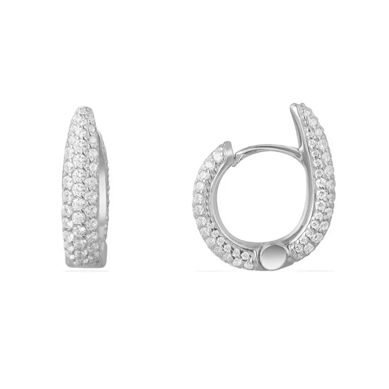 

Brand Autumn New Arrvial Candy Earrings For Women Mirco Inlay Zircons S925 sterling silve women earrings bijoux en argent 925