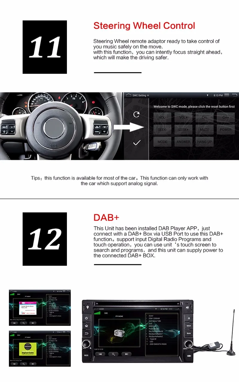 Excellent 2 Din Android 5.11 Car DVD GPS Universale Stereo Radio Player 6.2 inch Quad core 1.6G Touch double 2din With DAB+3G WIFI 6 Excellent 2 Din Android 5.11 Car DVD GPS Universale Stereo Radio Player 6.2 inch Quad core 1.6G Touch double 2din With DAB+3G WIFI 6