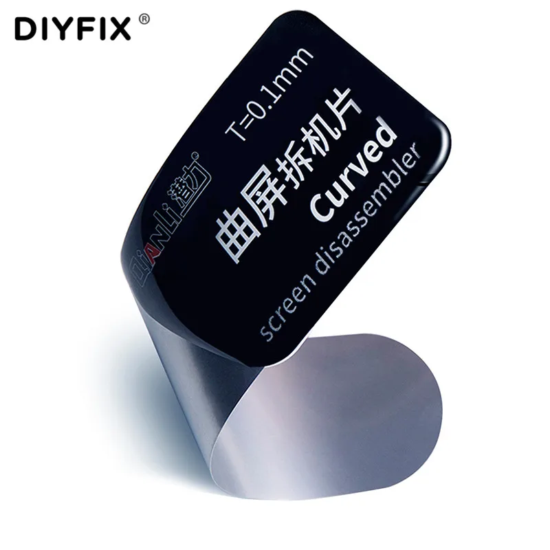 

Curved Screen Phone Repair Ultra Thin Spring Steel Opening Tool for Samsung iPhone iPad Curved LCD Screen Disassemble Hand Tools