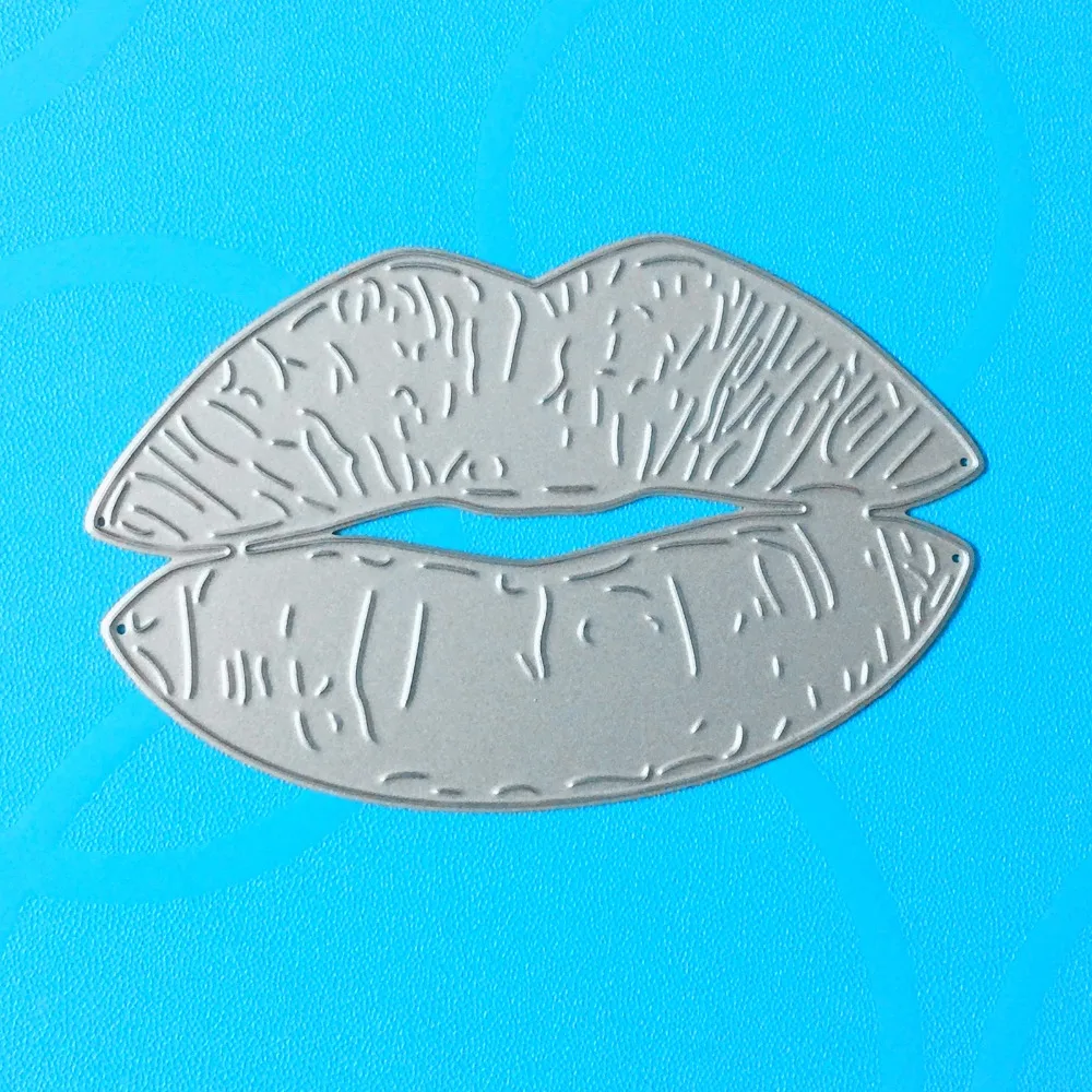 

YLCD153 Kiss Metal Cutting Dies For Scrapbooking Stencils DIY Photo Album Cards Decoration Embossing Folder Craft Die Cuts Mold