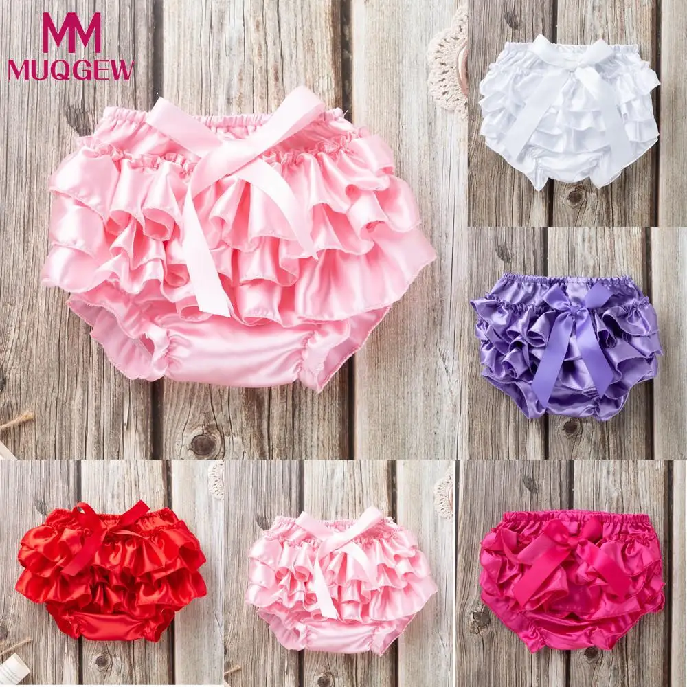 

MUQGEW 2019 Baby Girls Boys Clothes Shirt Autumn Toddler Baby Infant Girl Bowknot Ruffle Bloomer Nappy Underwear Panty Diaper