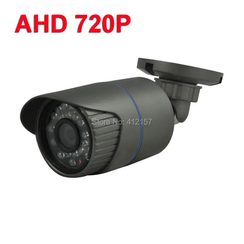 Камера видеонаблюдения водонепроницаемая IP66 AHD 720P 1200TVL 1 0 МП 24 шт. Инфракрасные