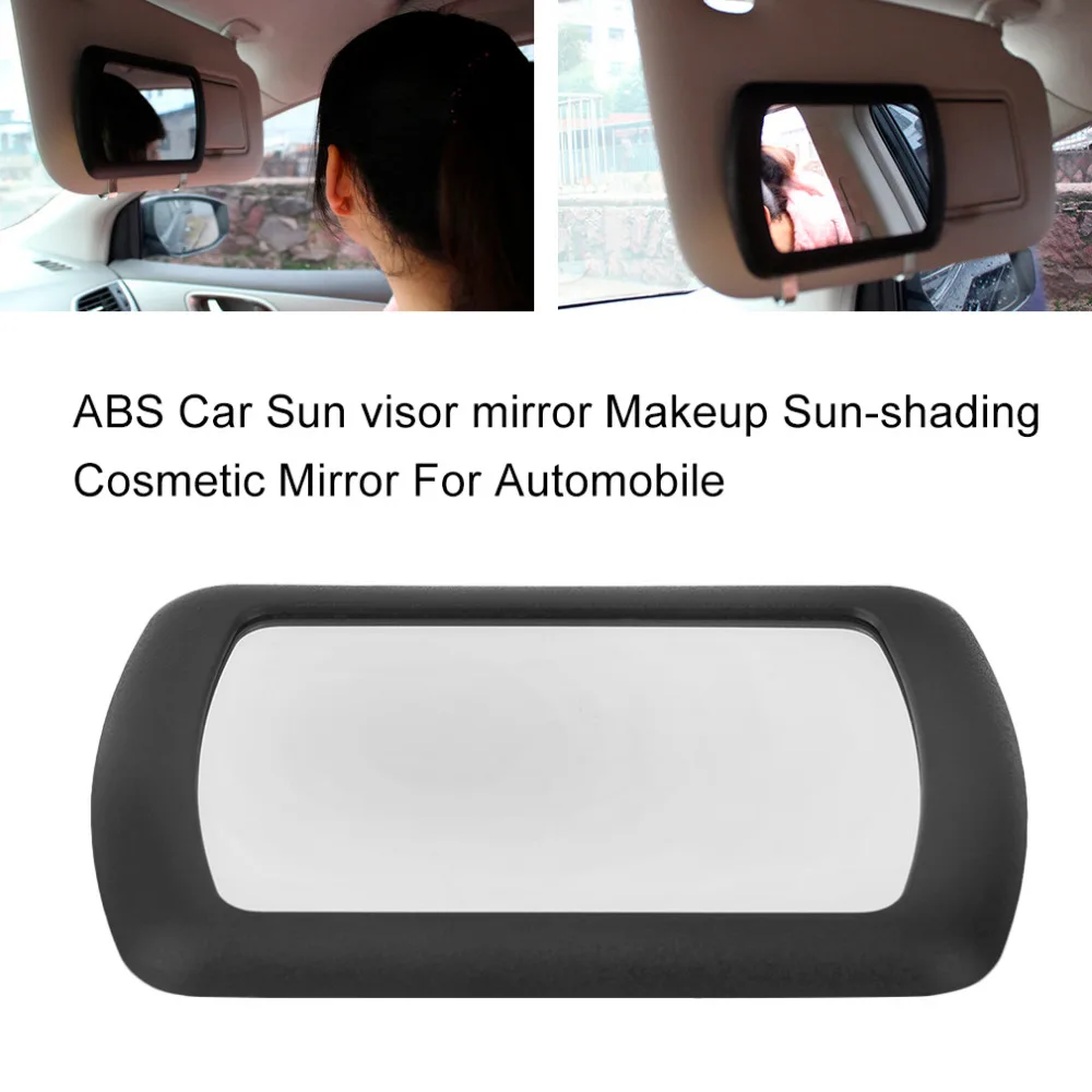 New Car Sun Visor Mirror Makeup Sun shading Cosmetic Mirror ABS For
