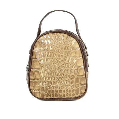 

novelty women mini genuine leather alligator bag lady luxury real cow leather cellphone cross-body bag small unique shoulder bag