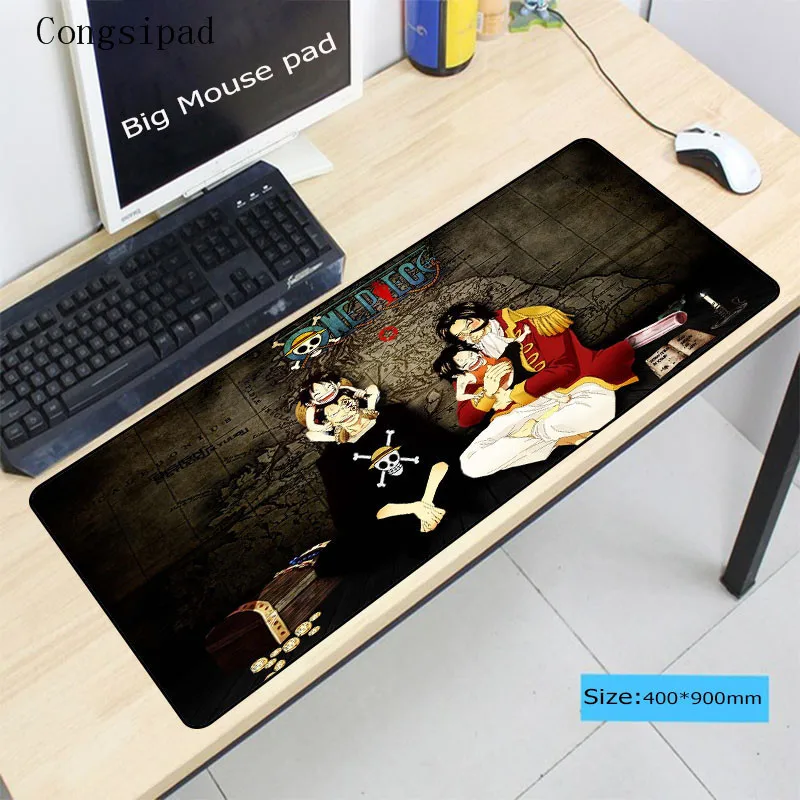 Congsipad One Piece Notbook Computer Mousepad Overlock Edge Big Gaming Padmouse Gamer to Laptop Mou