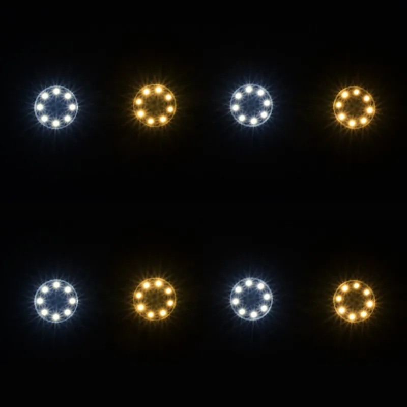4 шт. солнечные IP65 Водонепроницаемый Сад Путь Палуба огни с 8 светодиодный лампы ABS для дома двор подъездных дорожек газон Road