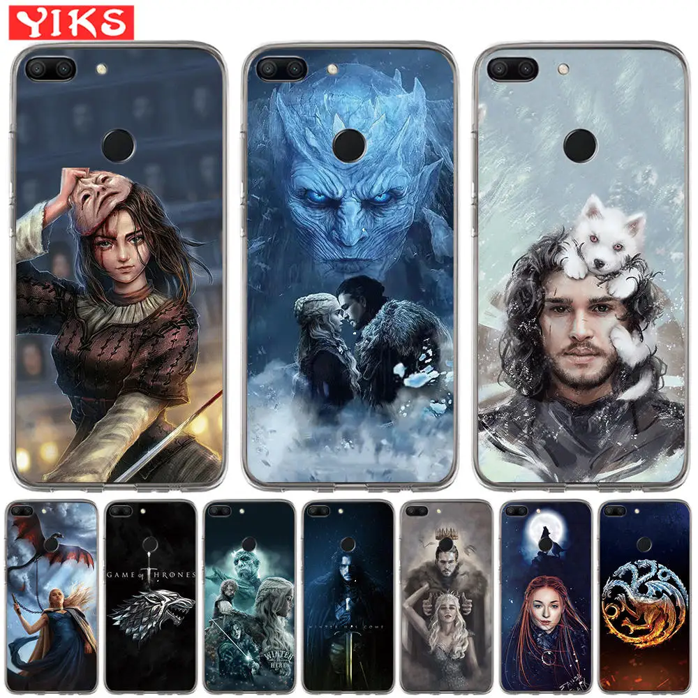 

Game Thrones Stark Badge Cover For Huawei Honor 8 9 10 Lite 9i 8C 8A 8X 7 7A 7C 7X 6A 6X Soft TPU Phone Case Coque Fundas Etuis