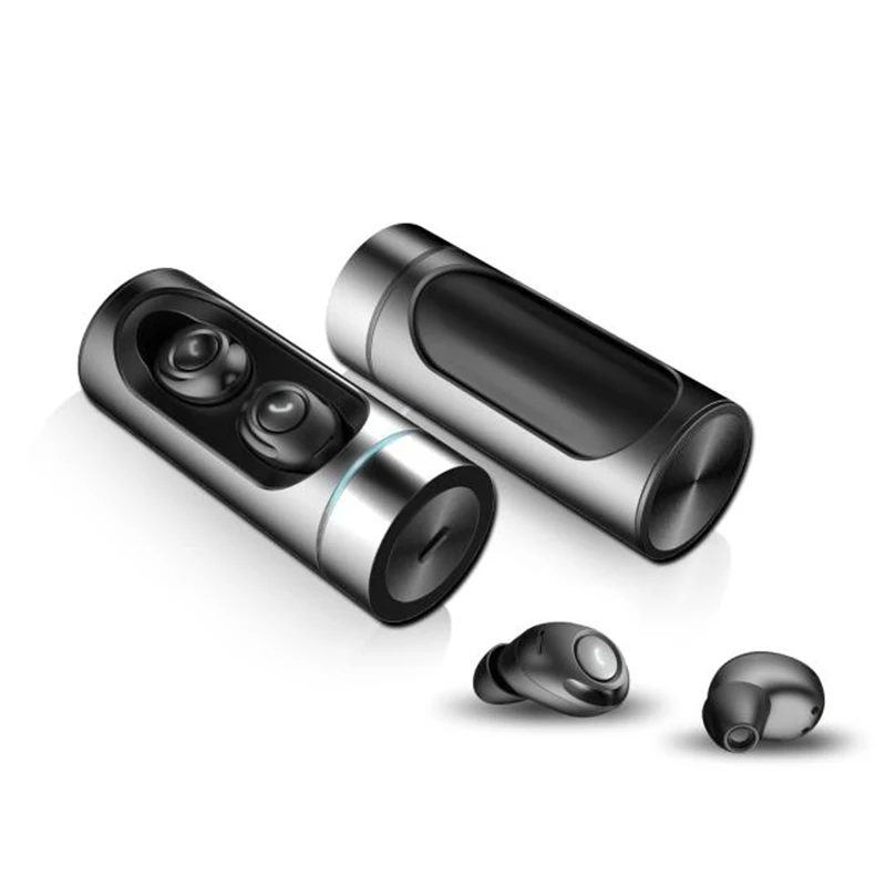 

BT-TWS Earbuds Wireless Headsets Mini Bluetooth5.0 Earphones HiFi Sound Waterproof HD MIC Handsfree