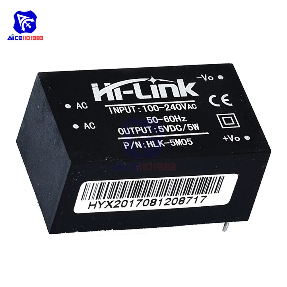 Ac dc 220 В до 5 В/3 3 В/12 в Вт понижающий преобразователь питания Модуль HLK PM01 PM03 PM12 для