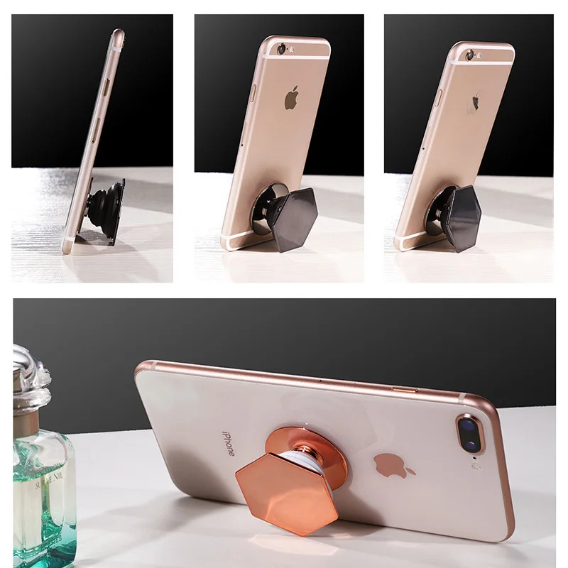 Expanding Stand Grip Finger Holder for IPhone X XR XS Max Samsung Cute Ring Popholder Pipsocket Stand Air Bag Cell Phone Bracket
