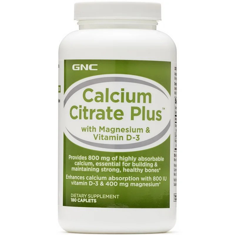 

Calcium Citrate Plus with magensium & Vitamin D-3 180 pcs Free shipping
