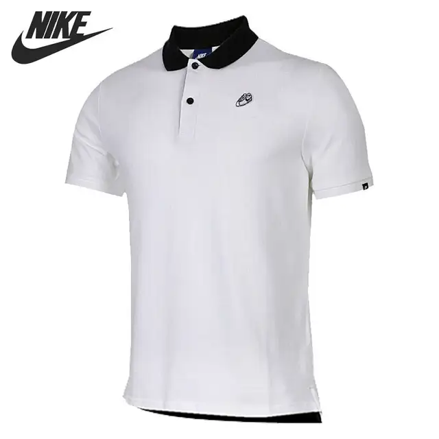 white nike polo shirt