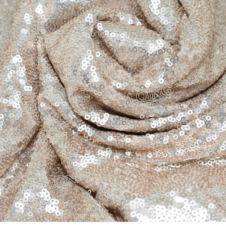 champagne sequin fabric-017