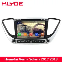 KLYDE 8″ Octa Core 4G WIFI Android 8.0 4GB RAM 32GB ROM BT Car DVD Multimedia Player Radio For Hyundai Verna Solaris 2017 2018