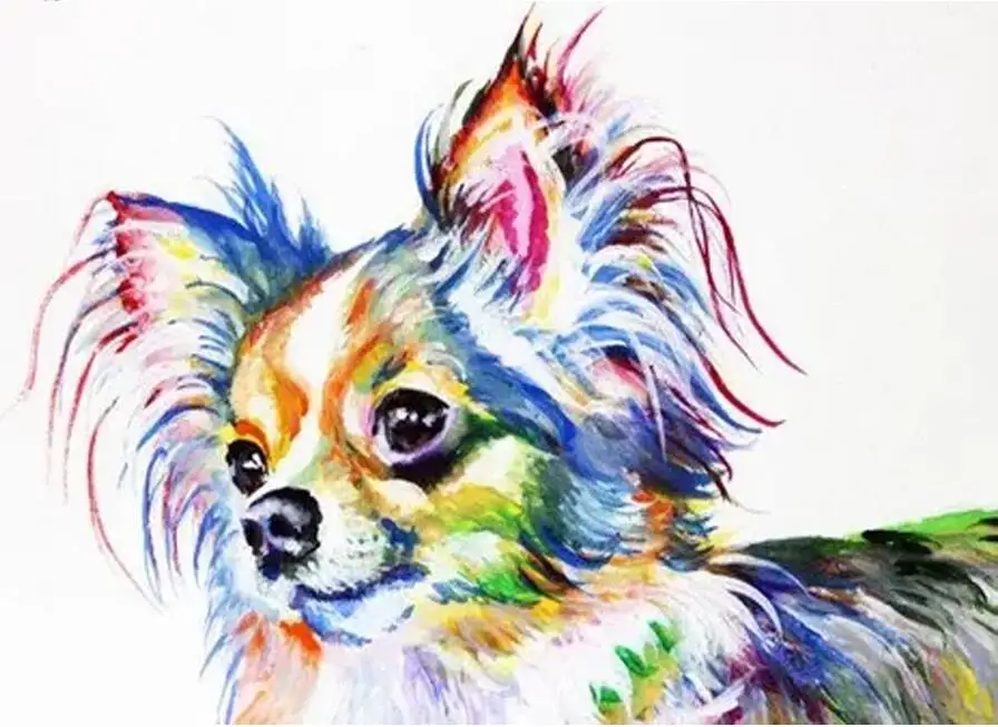 watercolor dog 3