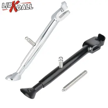 

CNC Aluminum Motorcycle Adjustable Kickstand Foot Side stand Support For Yamaha YZF R3 R25 MT03 MT-03 2015 2016 Black Chrome