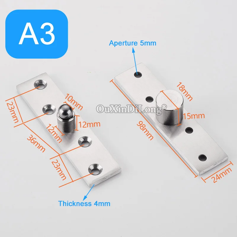 Экспресс-доставка! Новый 40 шт. нержавеющая сталь двери опорные петли/крепления 360 градусов Поворотный Невидимый Скрытая дверная петля