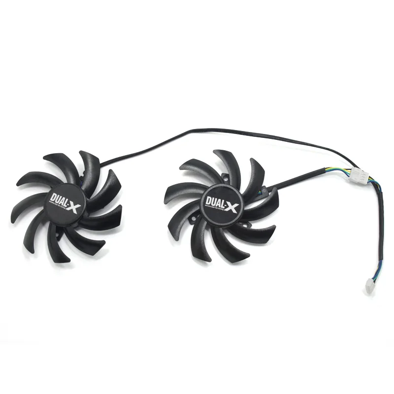 

NEW 2Pcs/lot 85mm GTX1060/1070 GPU VGA Card Cooler Fan Replace for Palit GTX 1080 GTX1070 MAXSUN GTX1070 GTX 1060 graphics card