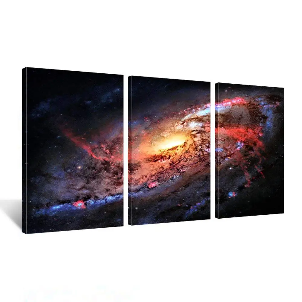 

Space Universe Stretched Canvas Print - Space Landscape Paintings Wall Art Decor Print on Canvas Ready to Hang Drop Shipping