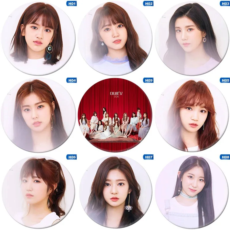 Новинка IZ ONE Memebers Брошь булавка Nako Sakura Ri Hitomi брошь приспособление для бейджа