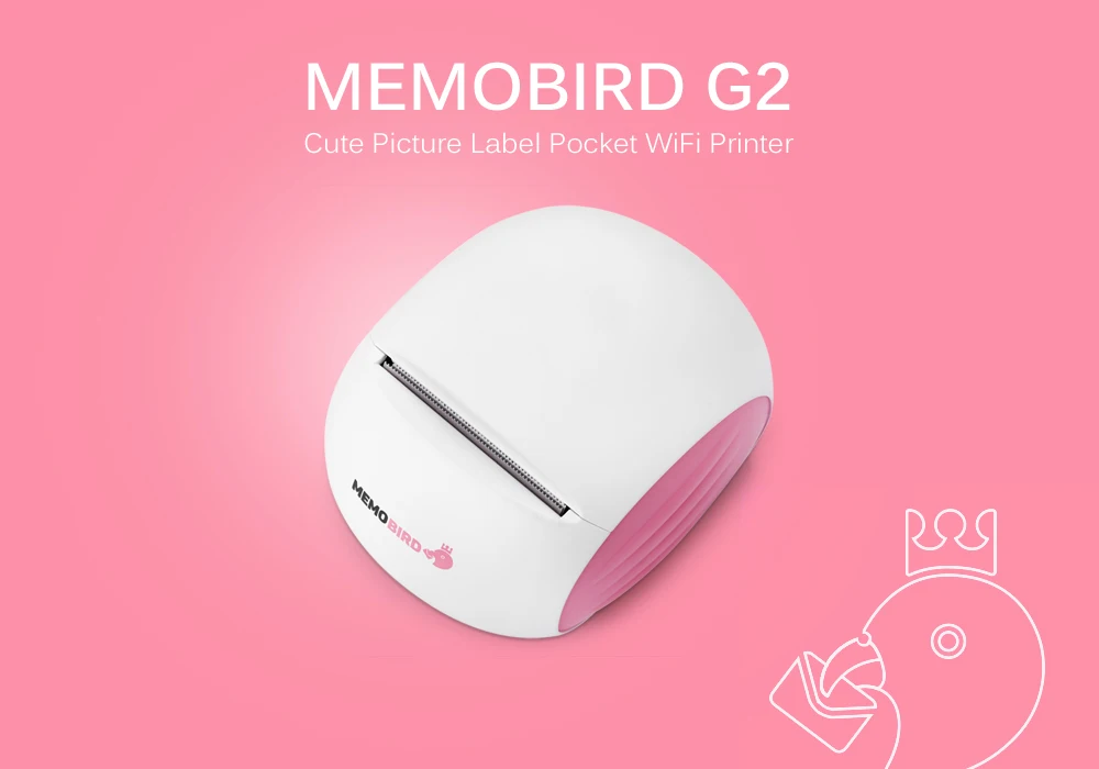 MEMOBIRD G2 новые Lnternational Edition мини принтеры телефон Wi-Fi удаленное беспроводное подключение принтеры фото термопринтеры