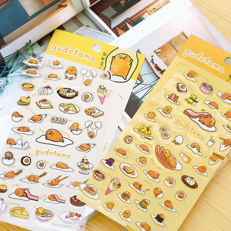 Мультфильм Gudetama бумажная наклейка посылка DIY Дневник украшения наклейки альбом Скрапбукинг