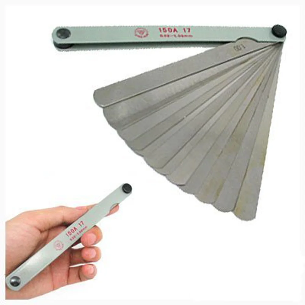 Metric Thickness Feeler Gage Gauge (0.02 1.00mm)gauge sizegauges