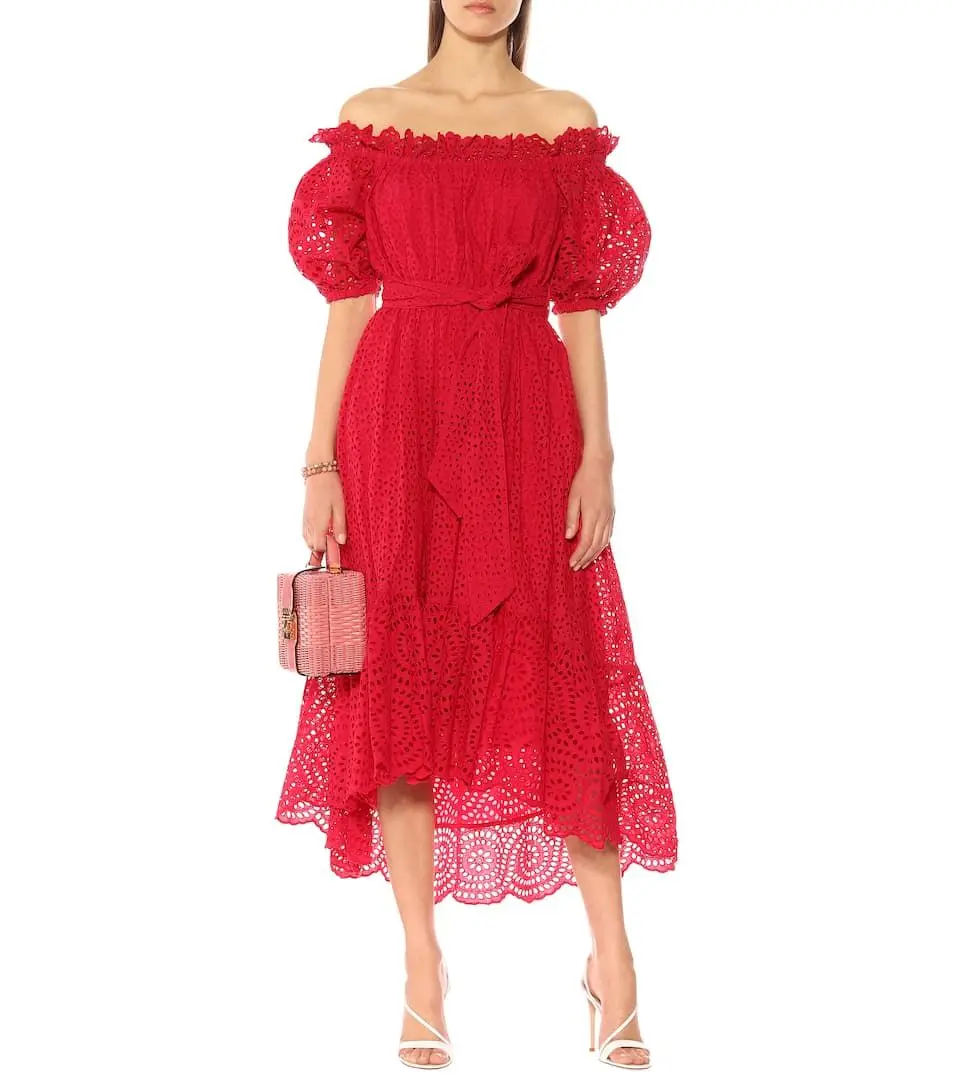 

2019 Summer new hollow out slash collar long dress party dress 190618LI01