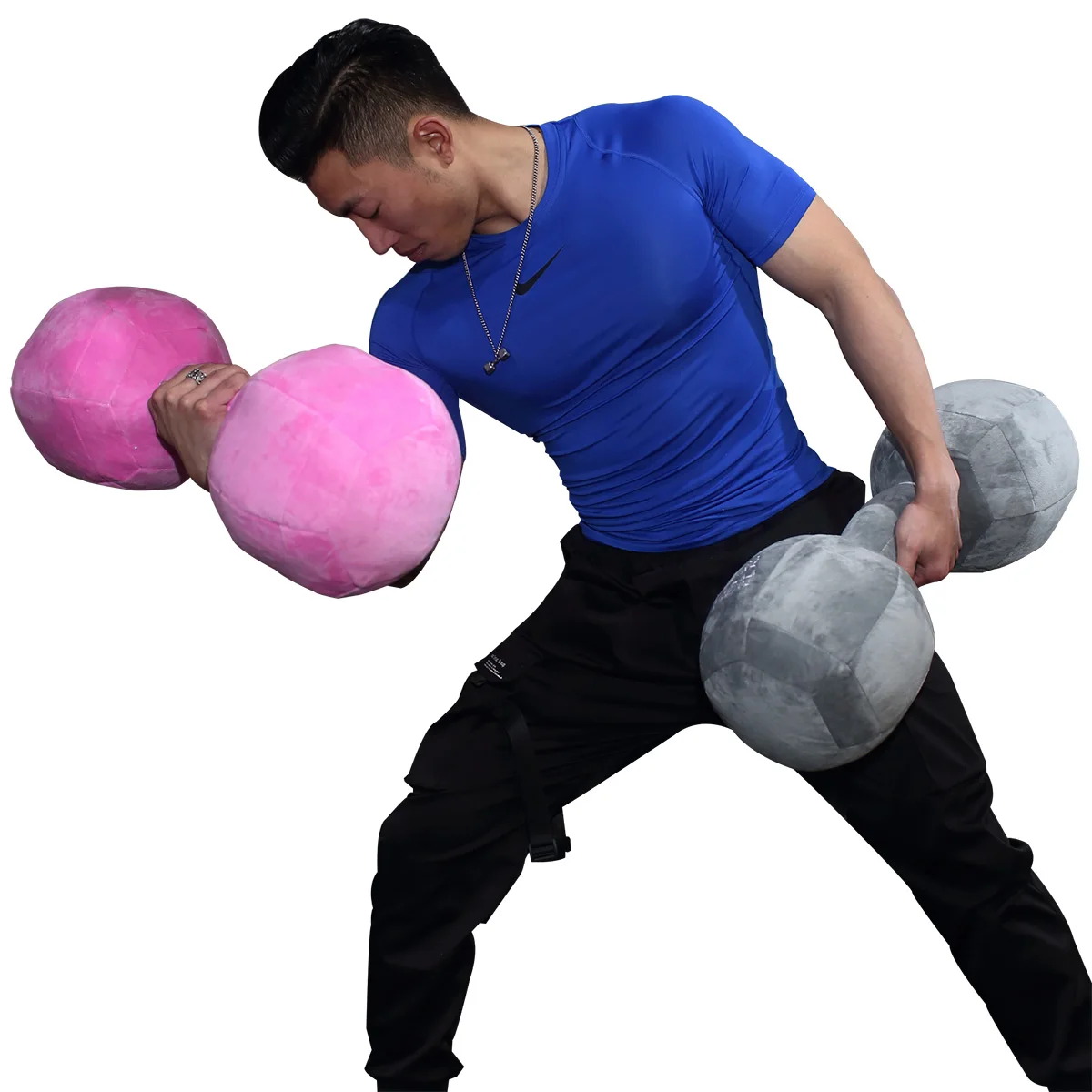 Almofada de Pelúcia Almofada do Esporte Travesseiro de Pelúcia Haltere de Fitness Brinquedos de Pelúcia Presente do Menino Brinquedos Simulação Dumbbell Boneca Almofada Bonito 7 bonito haltere de fitness brinquedos de pelúcia presente do menino