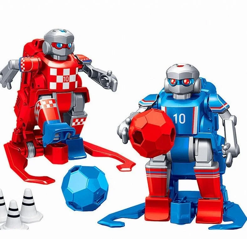 Радиоуправляемый робот, мультяшная модель, игровой футбольный робот, радиоуправляемые игрушки, Электрический футбольный робот, домашние игрушки для детей, Рождественский подарок