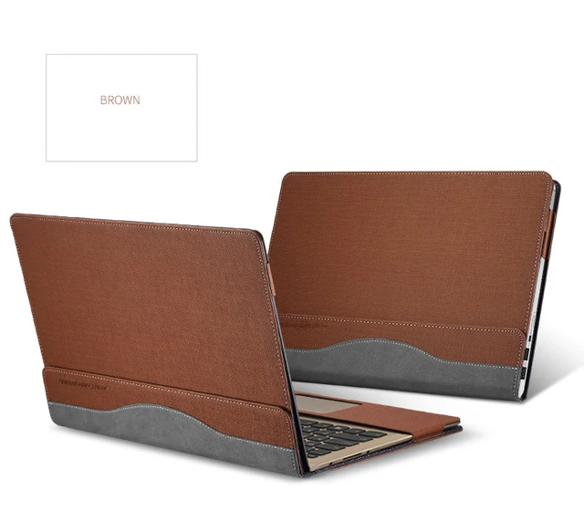 Case For Hp Envy 13 inch PU Leather Folio Stand Protective Cover For 13