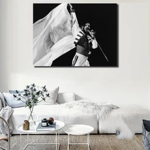 Queen Band Freddie Mercury We Will Rock You Wallpaper HD Art Canvas Poster Painting Wall Picture Print Home Bedroom Decoration