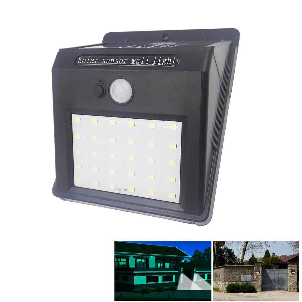 

Outdoor 30 LEDs Split Solar Powered Light Bulb PIR Motion Sensor 3 Modes Waterproof Separate Garden Street Night Lamp Wall Light