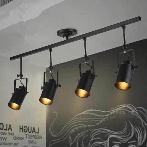 Las artes de la lámpara de la luz de la pista retro espacio moderno