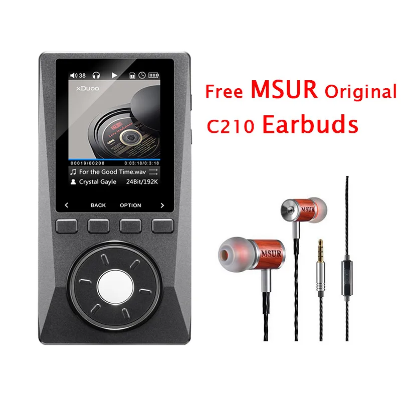 2016 Newest XDUOO X10 Portable HD HIFI DSD Music font b Player b font 192KHz 24bit