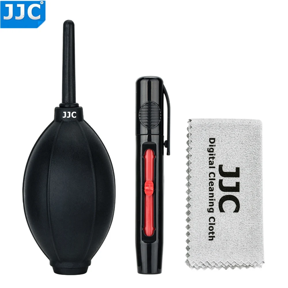 

JJC CL-3(D) 3-in-1 Camera Cleaner Kit Air-Blower Lens Cleaning Pen Microfiber Cleaning Cloth For DSLR Camera Lens LCD Screens