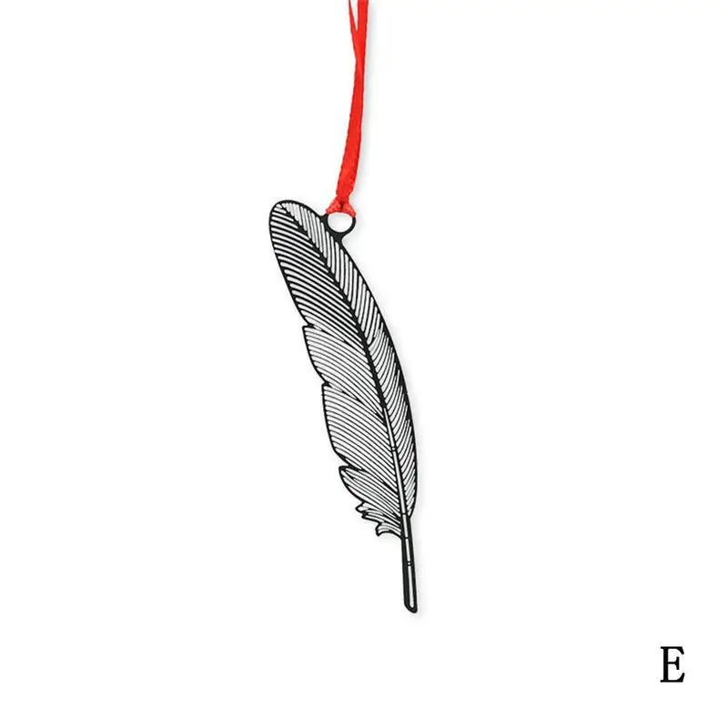 Китайский традиционный стиль закладки Diy Kawaii бабочка птичья клетка перо цветок металлические закладки для книги креативные канцелярские принадлежности - Цвет: E