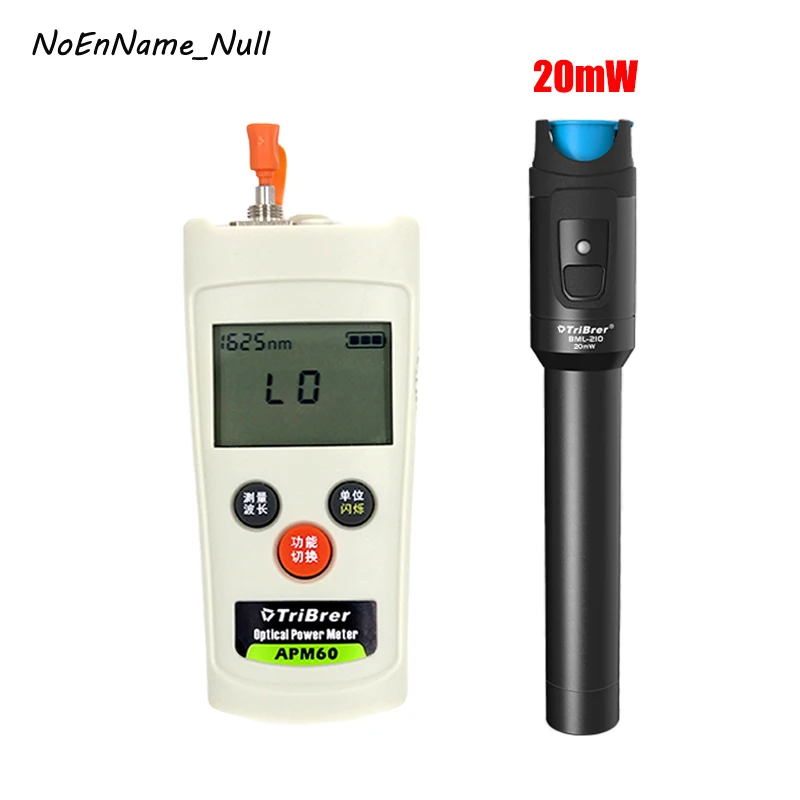 

2 In 1 Fiber Optic FTTH Tool Kit Mini Optical Power Meter -70~+6dBm OPM and 20mW Visual Fault Locator Fiber optic test pen VFL