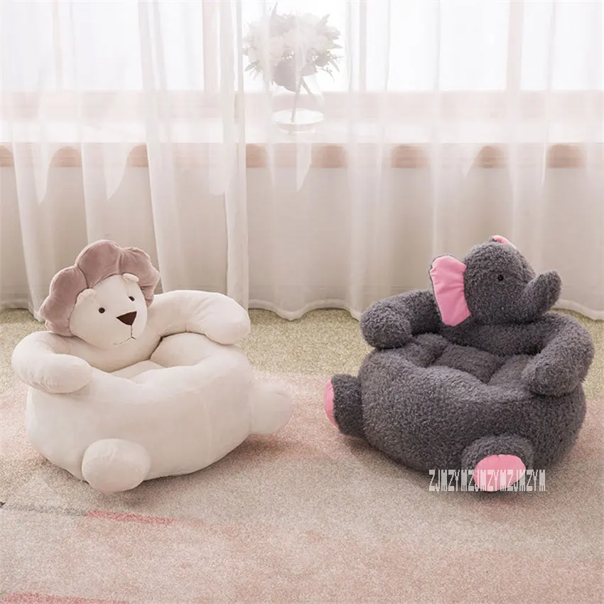 S709 хлопок наполнение милый детский диван портативный малыш мультфильм игрушка животное диван мини Лев Слон сиденье девочка кресло мешок