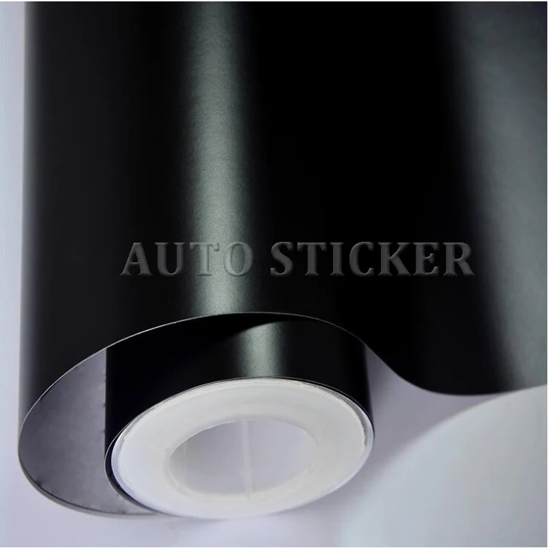 metallic black car vinyl car wraps 2