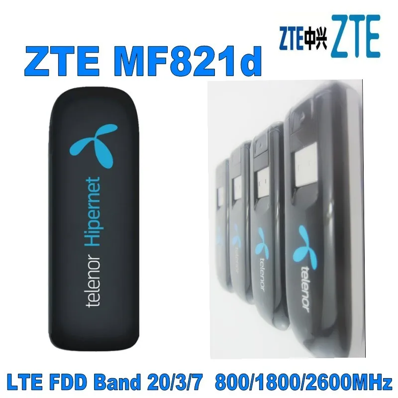 Разблокированный zte MF821d с антенной 100 Мбит/с 4G LTE мобильный широкополосный модем