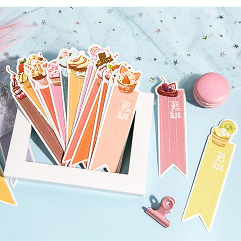 

Muran sweet cake paper Card Bookmark memo card 1 lot = 1 pack = 30 pcs