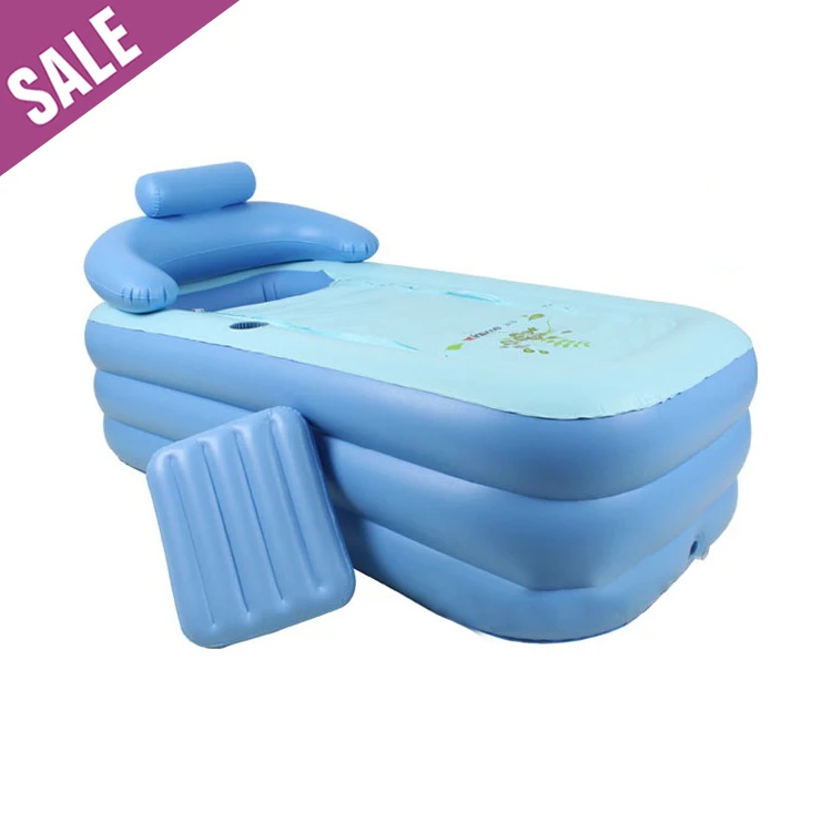 Portable PVC Adult Warm Spa Foldable Inflatable Bathtub Safe Eco