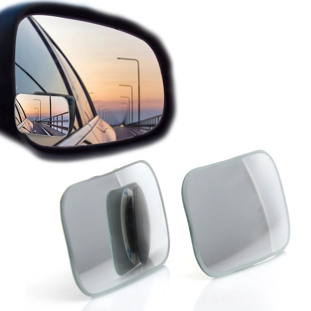 

Car Blind Spot Mirrors 360 Degree frameless ultrathin Wide Angle Round Convex Blind Spot mirror for parking Rear view mirror