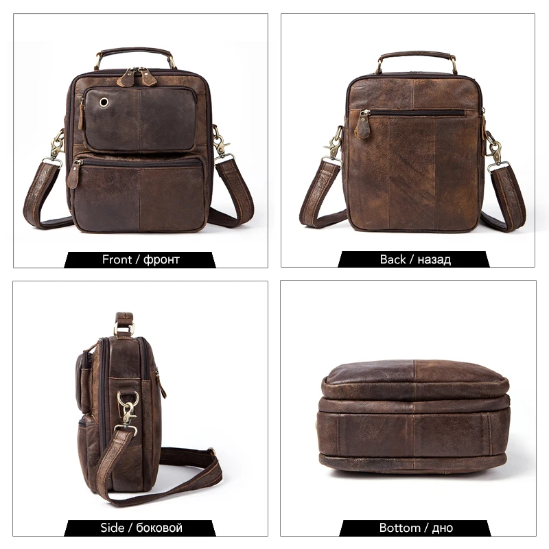 WESTAL натуральная кожа мужские сумки через плечо для наушников Винтаж 8951|handbag