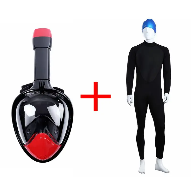full face diving mask 180 degree wide viewing diving masks Liquid