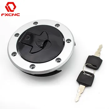 

For kawasaki ZX6R/9R ZZR400/600 ZXR750 ZG1000 Concours Ninja EX250/GPZ250/GPX250 Motorcycle Fuel Gas Cap Cover Tank Lock Set