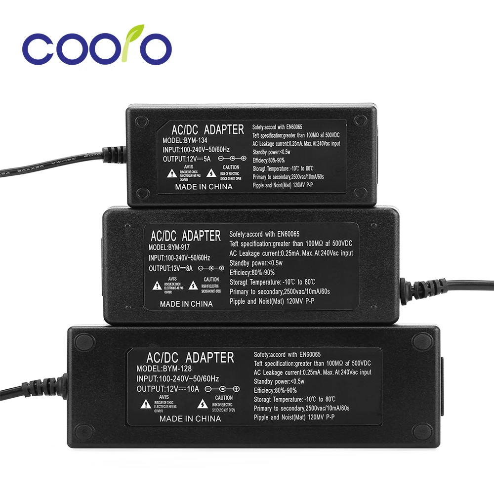 12V 5A/8A/10A Led Power Supply Led Driver Transformer AC100-240V to DC12V Power Adaptor for Led Strip Lights US/UK/EU/AU 12V 5A/8A/10A Led Power Supply Led Driver Transformer AC100-240V to DC12V Power Adaptor for Led Strip Lights US/UK/EU/AU