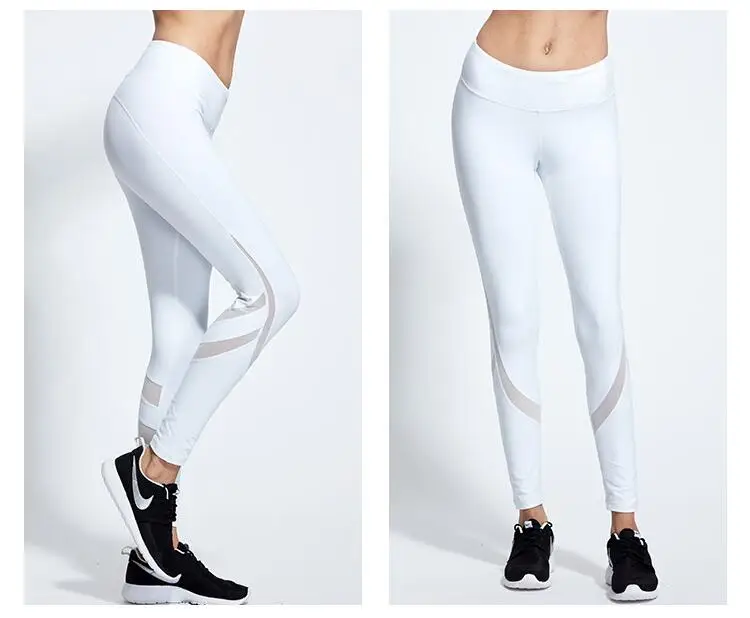 2017 New Aimpact Women Yogo Pants Sexy Fitness Pants Mesh Patchwork Girl Tight Running Workout Pants Female Slim Sports leggings (13)