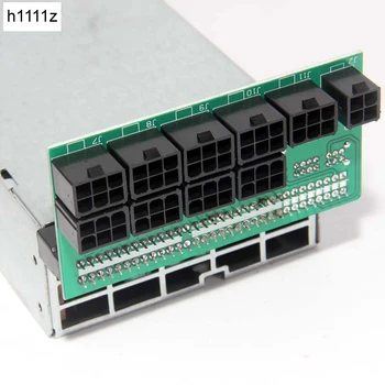 

Power Supply Breakout Board Adapter DPS-800GB/1200FB/1200QB Power Module 10 6pin Connector for Ethereum BTC Miner Mining Device